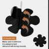 image24PCS Original Bathtub Stickers NonSlip Safety Shower Treads Adhesive Appliques with Premium ScraperBlack