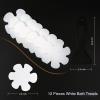 image24PCS Original Bathtub Stickers NonSlip Safety Shower Treads Adhesive Appliques with Premium ScraperWhite