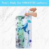 imageCartoon Baby Bath Mat Kids Bathtub Mat Non Slip for Toddler Bath Shower Anti Slip 40In X 16In with Drain Holes and Suction Cups Machine Washable TurtlesBlue Dolphine