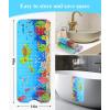imageCartoon Baby Bath Mat Kids Bathtub Mat Non Slip for Toddler Bath Shower Anti Slip 40In X 16In with Drain Holes and Suction Cups Machine Washable TurtlesTurtles