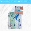 imageCartoon Baby Bath Mat Kids Bathtub Mat Non Slip for Toddler Bath Shower Anti Slip 40In X 16In with Drain Holes and Suction Cups Machine Washable TurtlesBlue Dolphine
