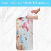 imageCartoon Baby Bath Mat Kids Bathtub Mat Non Slip for Toddler Bath Shower Anti Slip 40In X 16In with Drain Holes and Suction Cups Machine Washable TurtlesRosy Whale