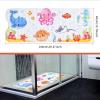 imageKids Bath Mat for Tub Non Slip 40 X 16 Inch Large Cartoon Anti Slip Toddler Baby Bathtub Mat Pink OctopusPink Octopus