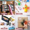 imageScrapbook Tape 4 Pack Double Sided Tape Roller for Crafts Adhesive Glue Runner Scrapbooking Supplies Journaling School Office Teacher Supplies for Kids and Adults 03IN x 26FT03IN x 26FT