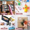 imageScrapbook Tape 4 Pack Double Sided Tape Roller for Crafts Adhesive Glue Runner Scrapbooking Supplies Journaling School Office Teacher Supplies for Kids and Adults 03IN x 26FT03IN x 39FT