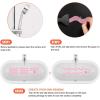 imageUSA Patented Anti Slip Shower Stickers 24 PCS Safety Bathtub Strips Adhesive Decals with Premium Scraper for Bath Tub Shower StairsPink