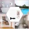 imageUSA Patented Anti Slip Shower Stickers 24 PCS Safety Bathtub Strips Adhesive Decals with Premium Scraper for Bath Tub Shower StairsWhite