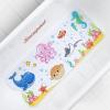 imageCartoon Baby Bath Mat Kids Bathtub Mat Non Slip for Toddler Bath Shower Anti Slip 40In X 16In with Drain Holes and Suction Cups Machine Washable TurtlesNewoctopus