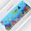 imageCartoon Baby Bath Mat Kids Bathtub Mat Non Slip for Toddler Bath Shower Anti Slip 40In X 16In with Drain Holes and Suction Cups Machine Washable TurtlesTurtles