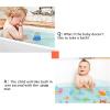imageBaby Bath Mat for Tub for Kids 40in x 16in Non Slip Cartoon Bath Tub Shower Mat Anti Slip with Drain Holes and Suction Cups Machine Washable 26 AlphabetLittle Whale