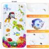 imageBaby Bath Mat for Tub for Kids 40in x 16in Non Slip Cartoon Bath Tub Shower Mat Anti Slip with Drain Holes and Suction Cups Machine Washable 26 AlphabetTurtle