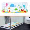 imageBaby Bath Mat for Tub for Kids 40in x 16in Non Slip Cartoon Bath Tub Shower Mat Anti Slip with Drain Holes and Suction Cups Machine Washable 26 AlphabetLittle Whale
