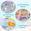 imageBaby Bath Mat for Tub for Kids 40in x 16in Non Slip Cartoon Bath Tub Shower Mat Anti Slip with Drain Holes and Suction Cups Machine Washable 26 Alphabet26 Alphabet