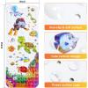 imageBaby Bath Mat for Tub for Kids 40in x 16in Non Slip Cartoon Bath Tub Shower Mat Anti Slip with Drain Holes and Suction Cups Machine Washable 26 AlphabetTurtle