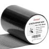 imageBlack Window Screen Repair Kit 4 in X 30 FT 360IN Screen Repair Tape for Windows or Doors Strong Adhesive Fiberglass Mesh Patch TapeBlack