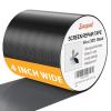 imageBlack Window Screen Repair Kit 4 in X 30 FT 360IN Screen Repair Tape for Windows or Doors Strong Adhesive Fiberglass Mesh Patch TapeBlack