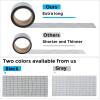 imageBlack Window Screen Repair Kit 4 in X 30 FT 360IN Screen Repair Tape for Windows or Doors Strong Adhesive Fiberglass Mesh Patch TapeGrey