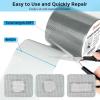 imageGrey Window Screen Repair Tape 2IN X 30FT 360IN Screen Repair Kit for Windows or Doors Strong Adhesive Patch Kit Fiberglass Mesh TapeGray