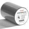 imageGrey Window Screen Repair Tape 2IN X 30FT 360IN Screen Repair Kit for Windows or Doors Strong Adhesive Patch Kit Fiberglass Mesh TapeGray