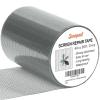imageGrey Window Screen Repair Tape 2IN X 30FT 360IN Screen Repair Kit for Windows or Doors Strong Adhesive Patch Kit Fiberglass Mesh TapeGray