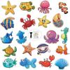 image20PCS Non Slip Bathtub Stickers Large Sea Adhesive Kids Anti Slip Decal Threads for Shower and Bath Tub with Premium Scraper