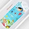 imageBaby Bath Mat for Tub for Kids 40in x 16in Non Slip Cartoon Bath Tub Shower Mat Anti Slip with Drain Holes and Suction Cups Machine Washable 26 AlphabetSwimming Kids
