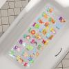 imageBaby Bath Mat for Tub for Kids 40in x 16in Non Slip Cartoon Bath Tub Shower Mat Anti Slip with Drain Holes and Suction Cups Machine Washable 26 Alphabet26 Alphabet