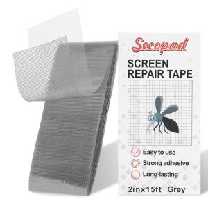 imageGrey Screen Repair Tape 4quot X 180quot 15FT Window Screen Door Repair Kit Strong Adhesive Fiberglass Patch Tape MeshGrey