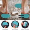 image24 PCS Original NonSlip Bathtub Stickers Safety Bathroom Tubs Showers Treads Adhesive Decals ScraperBlue