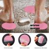 image24 PCS Original NonSlip Bathtub Stickers Safety Bathroom Tubs Showers Treads Adhesive Decals ScraperPink