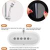 image36PCS NonSlip Bathtub Stickers Safety Bathroom Tubs Showers Treads Adhesive Decals ScraperGrey