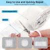 imageWhite Window Screen Repair Tape 2 in X 15 FT 360IN Screen Repair Kit for Windows or Doors Strong Adhesive Screen Patch Fiberglass Screen Tape Mesh RepairWhite