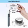 imageWhite Window Screen Repair Tape 2 in X 15 FT 360IN Screen Repair Kit for Windows or Doors Strong Adhesive Screen Patch Fiberglass Screen Tape Mesh RepairBlack