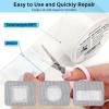imageWhite Window Screen Repair Tape 2 in X 15 FT 360IN Screen Repair Kit for Windows or Doors Strong Adhesive Screen Patch Fiberglass Screen Tape Mesh RepairWhite
