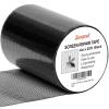 imageWhite Window Screen Repair Tape 2 in X 15 FT 360IN Screen Repair Kit for Windows or Doors Strong Adhesive Screen Patch Fiberglass Screen Tape Mesh RepairBlack