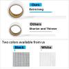 imageWhite Window Screen Repair Tape 2 in X 15 FT 360IN Screen Repair Kit for Windows or Doors Strong Adhesive Screen Patch Fiberglass Screen Tape Mesh RepairWhite