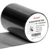 imageWhite Window Screen Repair Tape 2 in X 15 FT 360IN Screen Repair Kit for Windows or Doors Strong Adhesive Screen Patch Fiberglass Screen Tape Mesh RepairBlack