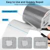 imageWhite Window Screen Repair Tape 2 in X 15 FT 360IN Screen Repair Kit for Windows or Doors Strong Adhesive Screen Patch Fiberglass Screen Tape Mesh RepairGrey
