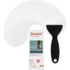 image36PCS NonSlip Bathtub Stickers Safety Bathroom Tubs Showers Treads Adhesive Decals ScraperWhite