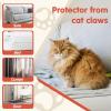 image18 Pcs Large Cat Scratch Furniture Protector Transparent Couch Protector from Cat Claws SingleSided Self Adhesive Anti Pet Deterrent Sofa Cover 17in14IN