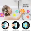 image20 PCS Original Non Slip Bathtub Stickers Shower Floor Non Slip Stickers Bright Flowers Appliques with Premium Scraper