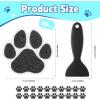 image20 PCS Original NonSlip Bathtub Stickers Large Safety Bathroom Tubs Showers Treads Adhesive Decals with ScraperBlack