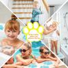 image20 PCS Original NonSlip Bathtub Stickers Large Safety Bathroom Tubs Showers Treads Adhesive Decals with ScraperBlue