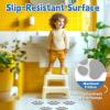 image20 PCS Original NonSlip Bathtub Stickers Large Safety Bathroom Tubs Showers Treads Adhesive Decals with ScraperGrey