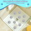 image20 PCS Original NonSlip Bathtub Stickers Large Safety Bathroom Tubs Showers Treads Adhesive Decals with ScraperGrey