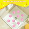 image20 PCS Original NonSlip Bathtub Stickers Large Safety Bathroom Tubs Showers Treads Adhesive Decals with ScraperPink
