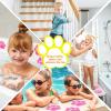 image20 PCS Original NonSlip Bathtub Stickers Large Safety Bathroom Tubs Showers Treads Adhesive Decals with ScraperPink
