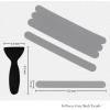 image36PCS Non Slip Bathtub Stickers Shower Floor Non Slip Grip Stickers with Premium ScraperGrey