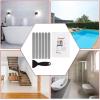 image36PCS Non Slip Bathtub Stickers Shower Floor Non Slip Grip Stickers with Premium ScraperGrey