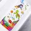 image40 X 16 Inch Baby Bath Mat and 12 pcs RiverMussel Threads Bathtub Stickers